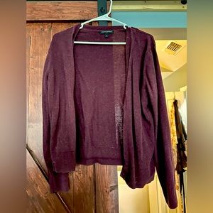 Burgundy Banana Republic Cardigan